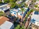 Aerial shot of a home with a well-manicured yard and a view of the neighborhood at 8653 S 51St St # 2, Phoenix, AZ 85044