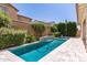 Backyard with a swimming pool and landscaping at 913 W Yosemite Dr, Chandler, AZ 85248