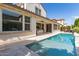 Backyard with a pool and outdoor seating area at 913 W Yosemite Dr, Chandler, AZ 85248