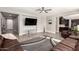 Inviting living area with hardwood floors, neutral colors, and an open layout at 913 W Yosemite Dr, Chandler, AZ 85248