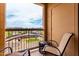 Private balcony showcasing neighborhood views and comfortable seating, perfect for relaxing at 9820 N Central Ave # 321, Phoenix, AZ 85020