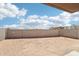 Large backyard space with block wall, ready for customization in a desirable community at 10253 E Ursula Ave, Mesa, AZ 85212