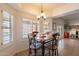 Charming breakfast nook with pool view, perfect for casual dining at 1125 S Larkspur St, Gilbert, AZ 85296
