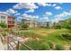 The community includes grassy areas with landscaping in a neighborhood setting at 1250 N Abbey Ln # 206, Chandler, AZ 85226