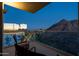 Outdoor balcony space offering city views and twinkling lights at nighttime at 140 E Rio Salado Pkwy # 1006, Tempe, AZ 85281