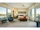 Spacious bedroom with large windows offering amazing water views and ample natural light at 140 E Rio Salado Pkwy # 1006, Tempe, AZ 85281