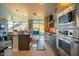 Modern kitchen featuring stainless steel appliances and seamless flow to the living spaces at 140 E Rio Salado Pkwy # 1006, Tempe, AZ 85281