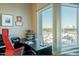 Bright office area with desk and seating enjoys views of Tempe Town Lake at 140 E Rio Salado Pkwy # 1006, Tempe, AZ 85281