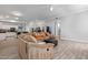 Spacious living area that connects to a modern kitchen with a large island at 1442 W Laurel Ave, Gilbert, AZ 85233