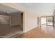 Open-concept living space with tile floors, neutral paint and an inviting sun room at 1874 E Huntington Dr, Tempe, AZ 85282