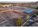 Extensive equestrian facilities, featuring stables and riding areas in a well-maintained ranch setting at 20439 E Palomino Dr, Queen Creek, AZ 85142