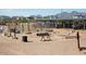 This property offers a dedicated horse training area for equestrian activities at 20439 E Palomino Dr, Queen Creek, AZ 85142