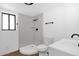 Bathroom with modern fixtures, walk-in shower and sleek vanity at 2241 N Nicklaus Dr, Mesa, AZ 85215