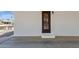 Inviting front entry with secure door and well-maintained exterior at 2241 N Nicklaus Dr, Mesa, AZ 85215