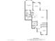 Detailed floor plan showcasing the layout of the home's first floor, including kitchen, living room, and bedrooms at 26391 N 107Th Dr, Peoria, AZ 85383