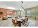 Open-concept living and dining areas with stylish furniture and decor at 3531 E Norwood Cir, Mesa, AZ 85213