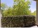 Balcony area with a decorative privacy screen at 4236 N 27Th St # 37, Phoenix, AZ 85016