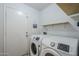 Convenient laundry room featuring modern Samsung washer and dryer units at 4407 W Avenida Del Sol --, Glendale, AZ 85310