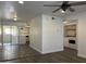 Open-concept living space including washer/dryer and kitchen at 461 W Holmes Ave # 271, Mesa, AZ 85210