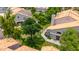 Aerial view of community with well-maintained landscaping, sidewalks, and inviting entrances at 500 N Roosevelt Ave # 26, Chandler, AZ 85226