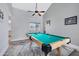 Recreation room featuring a billiard table, sleek design and ample space at 5020 E Dallas St, Mesa, AZ 85205