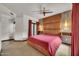 Luxurious main bedroom featuring stylish decor, a ceiling fan, and ample natural light at 700 N Dobson Rd # 34, Chandler, AZ 85224
