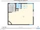 A detailed second-floor floor plan showcasing the layout of the home's rooms and dimensions at 700 N Dobson Rd # 34, Chandler, AZ 85224