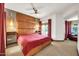 This main bedroom offers lots of space, unique style, and modern decor for comfortable and luxurious living at 700 N Dobson Rd # 34, Chandler, AZ 85224
