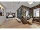 Spacious main bedroom boasts a makeup vanity and seamless flow into the sleeping area for ultimate comfort at 9939 E Desert Jewel Dr, Scottsdale, AZ 85255
