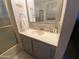 Bathroom featuring a vanity with white countertop and beige fixtures at 1004 S Kiowa Cir, Apache Junction, AZ 85119
