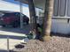 Exterior showing landscaping, driveway and covered patio at 1004 S Kiowa Cir, Apache Junction, AZ 85119