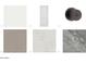 Selection of paint, door, hardware, flooring and granite materials to be used in the home at 11045 N Hershey St, Surprise, AZ 85388