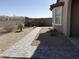 Landscaped front yard with a stone walkway leading to the front entrance and desert plants at 17111 S 180Th Ln, Goodyear, AZ 85338