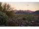 Expansive mountain view at sunset, showcasing the natural beauty of the surrounding landscape at 17111 S 180Th Ln, Goodyear, AZ 85338
