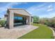 Covered patio in a private backyard, perfect for outdoor living and entertainment at 1847 N Red Clf, Mesa, AZ 85207