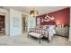 Chic bedroom with modern decor, neutral colors, and ample natural light at 23081 E Saddle Way, Queen Creek, AZ 85142