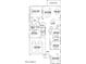 Detailed floor plan showcasing the layout of a spacious single-Gathering home with four bedrooms and three bathrooms at 23081 E Saddle Way, Queen Creek, AZ 85142