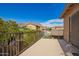 Balcony overlooking nearby houses, greenery, and mountain range at 2526 W Florentine Rd, Phoenix, AZ 85086