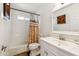 Bathroom with white subway tiles and a shower-tub combination at 3605 W Pecos Rd, Chandler, AZ 85226