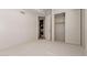 Neutral bedroom with washer-dryer access and closet at 36600 N Cave Creek Rd # C7, Cave Creek, AZ 85331