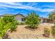 View of a charming single story home featuring beautiful landscaping and a spacious front yard at 4028 W El Camino Dr, Phoenix, AZ 85051