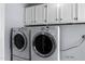 Efficient laundry area with modern washer and dryer units at 4028 W El Camino Dr, Phoenix, AZ 85051
