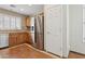 Modern kitchen with stainless steel appliances, tile flooring, and ample counter space at 4718 E Woburn Ln, Cave Creek, AZ 85331