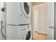 Laundry area featuring stacked washer and dryer at 5101 E Toniko Dr, Phoenix, AZ 85044