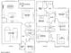 Detailed floor plan showcasing the layout of the first and second floors, including room dimensions and arrangements at 8251 E Petunia Ave, Mesa, AZ 85212