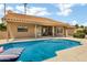 Inviting pool with a covered patio, perfect for outdoor entertaining at 8913 S Forest Ave, Tempe, AZ 85284