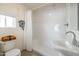 Clean bathroom with shower, toilet, vanity sink, and modern fixtures at 905 E Coronado Rd, Phoenix, AZ 85006