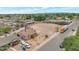 Aerial view of a spacious lot ready for development, surrounded by established neighborhood homes and local vegetation at 1137 E 5Th Ave, Mesa, AZ 85204
