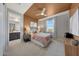 Beautifully designed bedroom with stylish color scheme and a ceiling fan at 14837 W Honeysuckle Dr, Surprise, AZ 85387