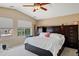 Main bedroom with beautiful furnishings and bright windows at 1565 E Prickly Pear Pl, Casa Grande, AZ 85122